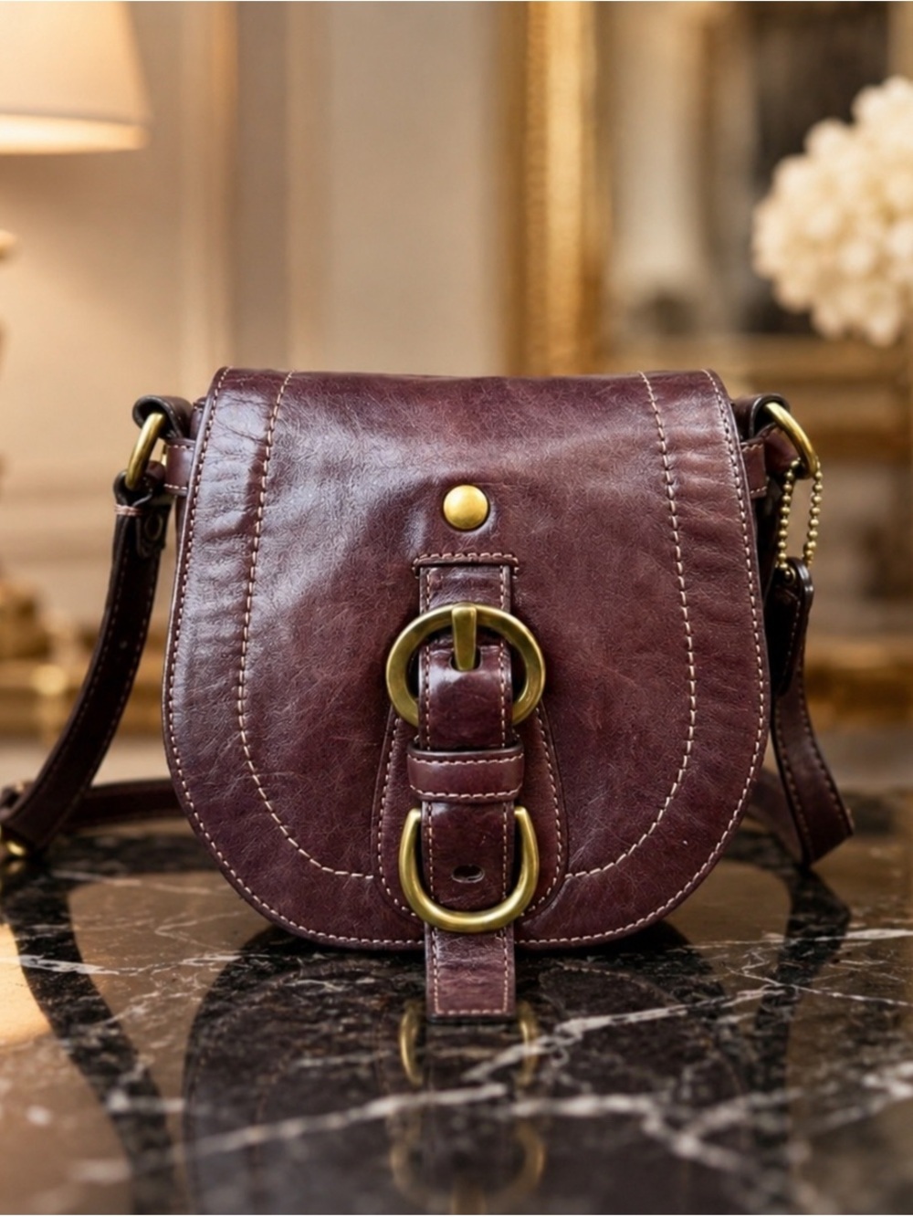Coach Vintage Legacy Leather Garcia Mini Crossbody Bag Rare Boho